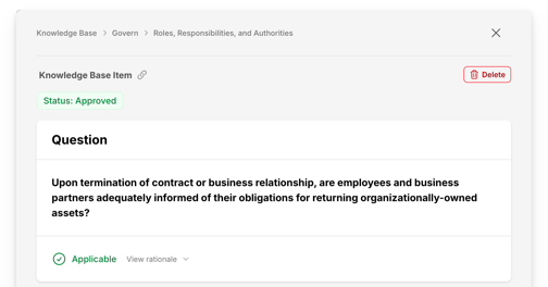 Knowledge Base Question